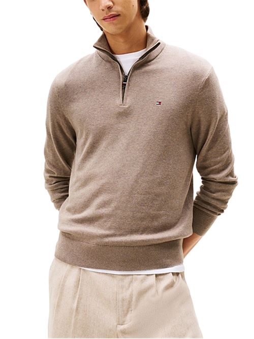 Maglioncino misto cashmere con 1/2 zip Tommy Hilfiger | MW0MW28049HI3